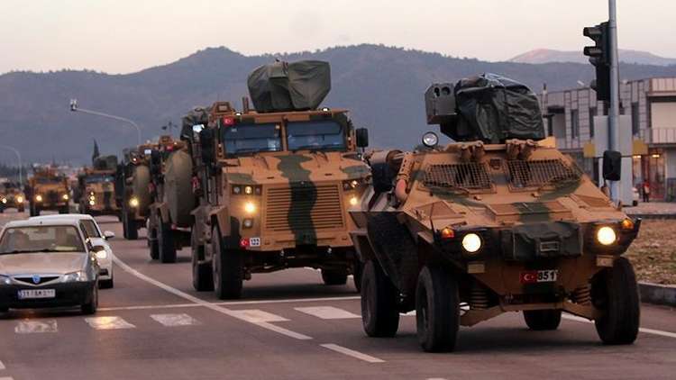 تركيا تحشد قوات على حدود سوريا لشن عملية عسكرية جديدة