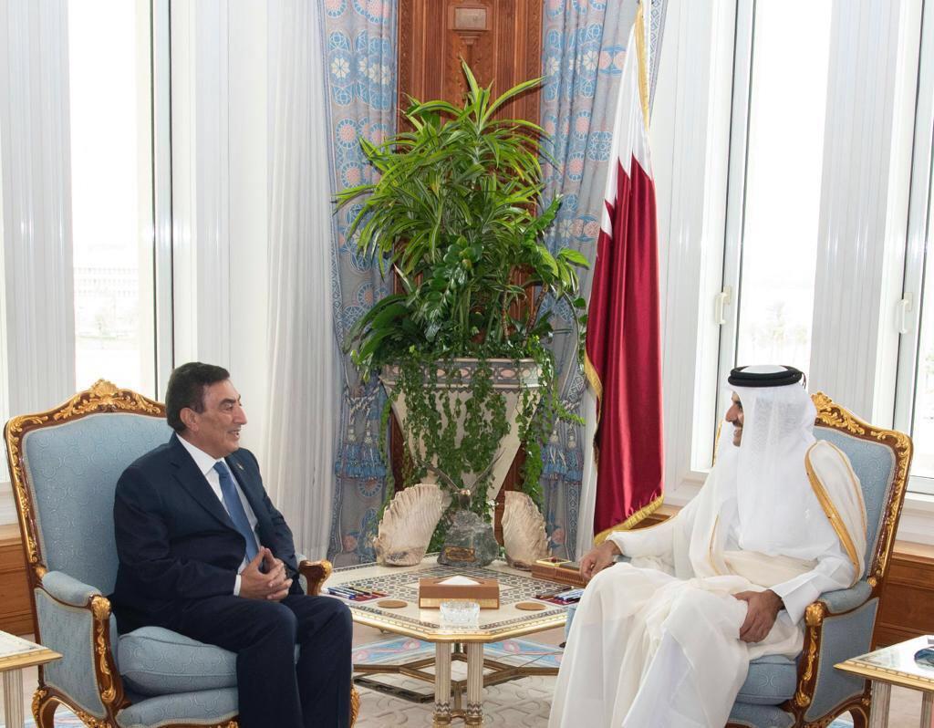 الطراونة ينقل رسالة شفوية من الملك لأمير قطر