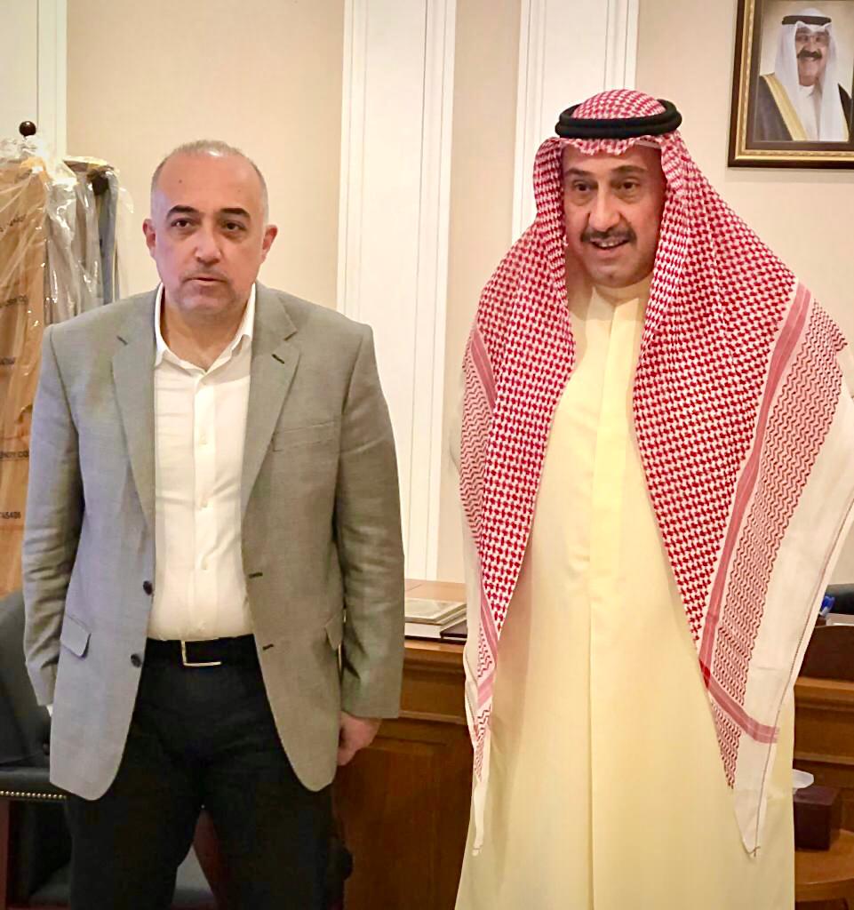 المستشار في الديوان الأميري الكويتي يستقبل النائب السابق د. هيثم أبو خديجة 