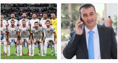 رئيس الأخوة الأردنية القطرية النائب هيثم زيادين يهنئ منتخب النشامى على ما قدمه ببطولة آسيا